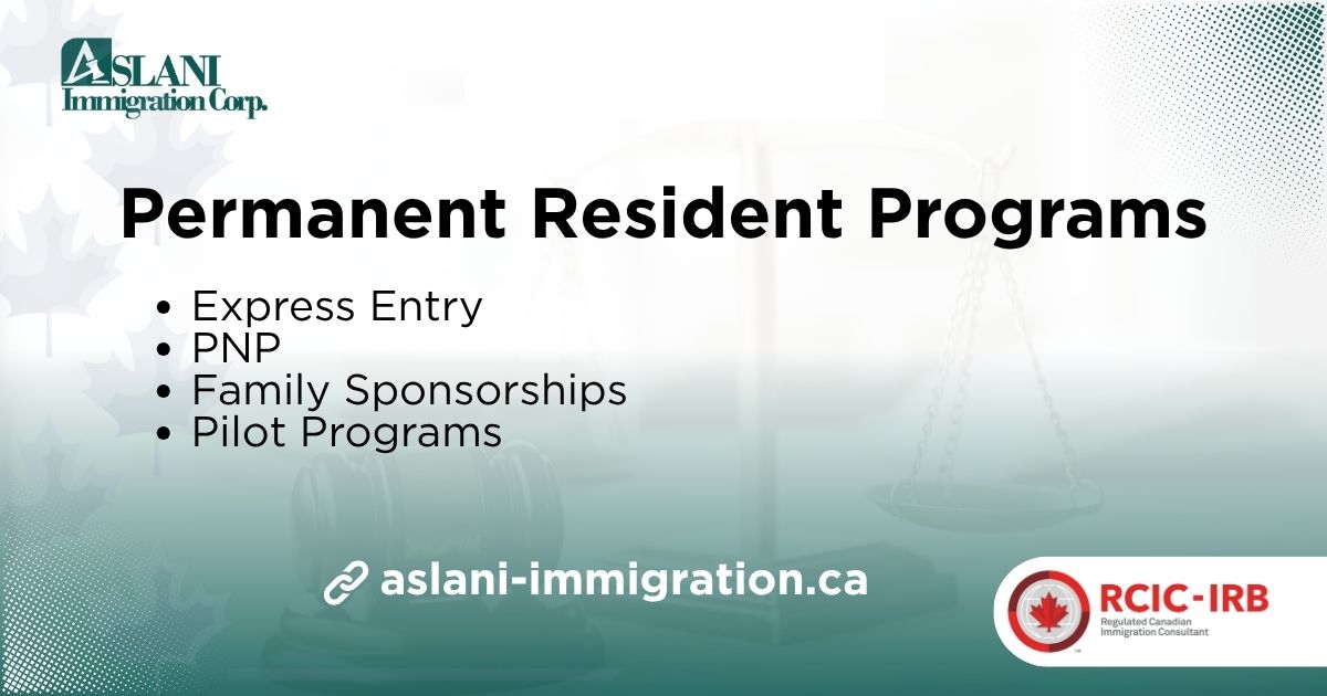 Immigration services for obtaining a Canada tourist visa.